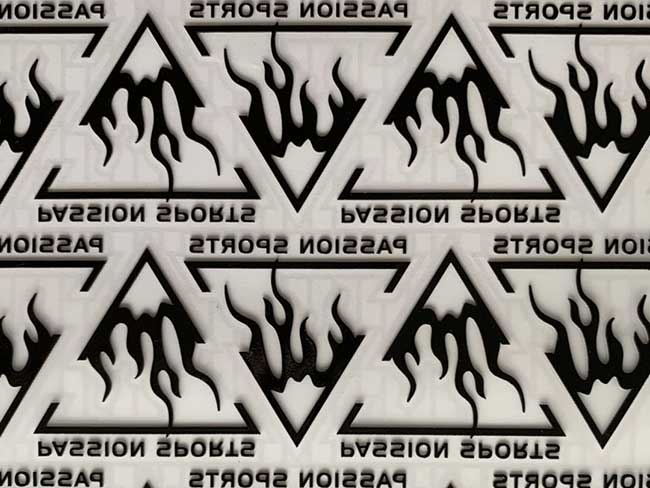 Anti-sublimation silicone transfer